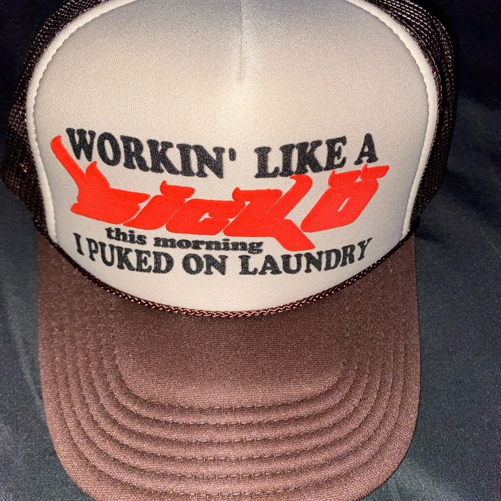 Sicko BornFromPain Workin Like A Sicko Trucker Hat